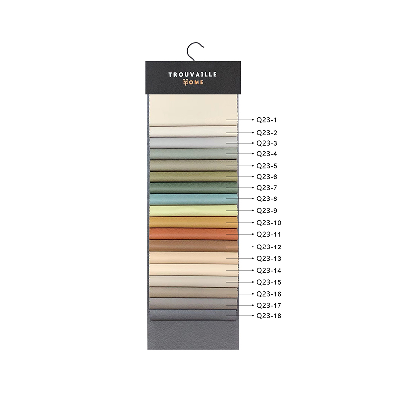 Q23 Telas para tapicería de sofás imitación cuero bronceado gofrado